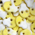 100g Fizzy White and Yellow Skulls