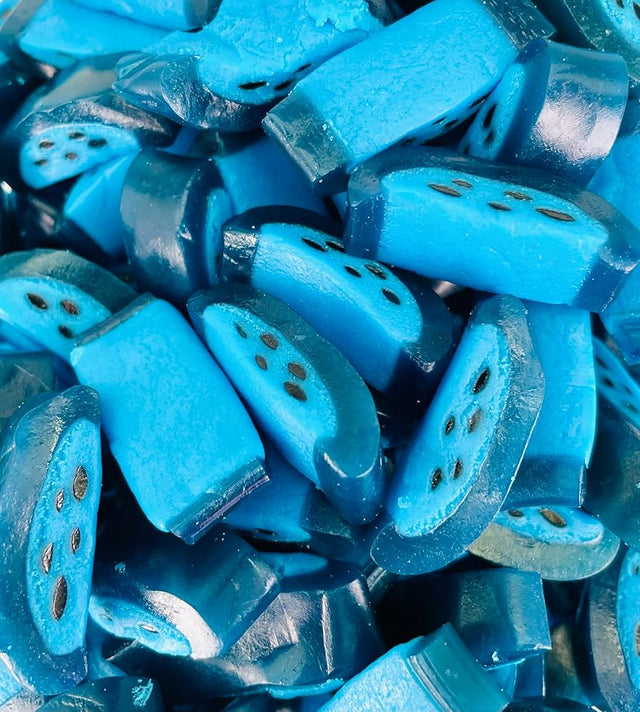 100g Blue Raspberry Liquorice Slices