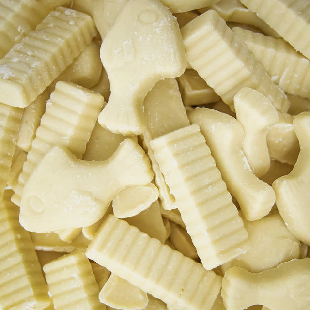 100g Fish and Chips White Chocolate