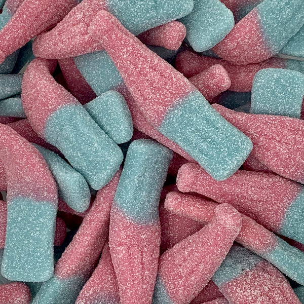 100g Jumbo Fizzy Bubblegum Bottles