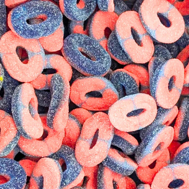 100g Sour Blueberry Rings