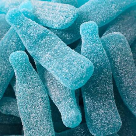 100g Giant Fizzy Blue Bottles