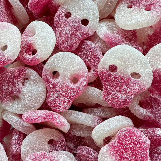 100g Red and White Skulls