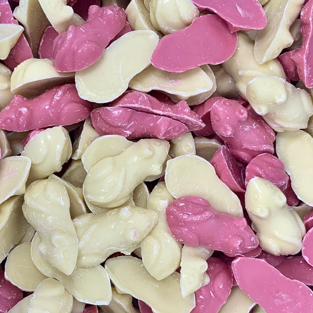 100g Hannah’s Pink & White Mice