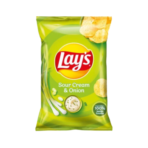 Sour Cream and Onion Lays Crisps