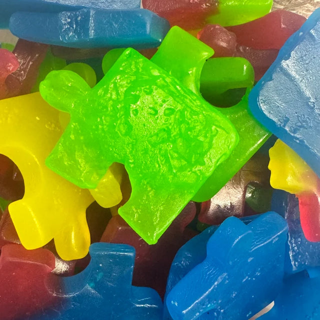 100g Gummy Puzzle Pieces