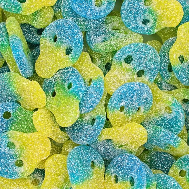 100g Blue and Yellow Skulls